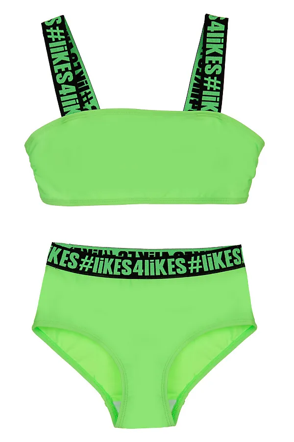 Купальный костюм PLAYTODAY, зелёный - фото 2