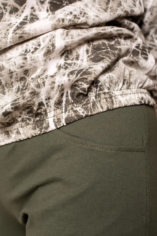 Костюм (джемпер+брюки) СОФИЯ37, хаки - фото 2