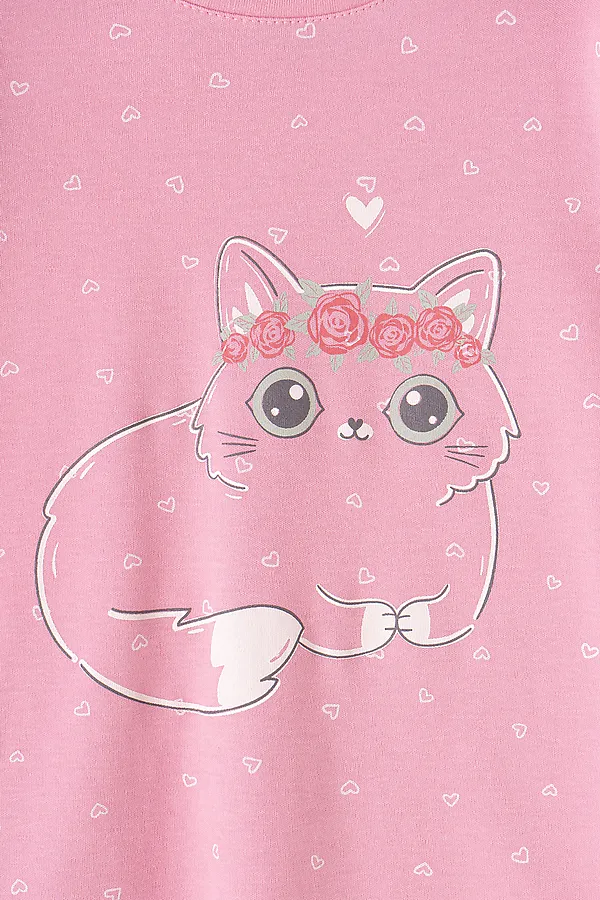 Пижама CROCKID, сердечки на розовом зефире - фото 2
