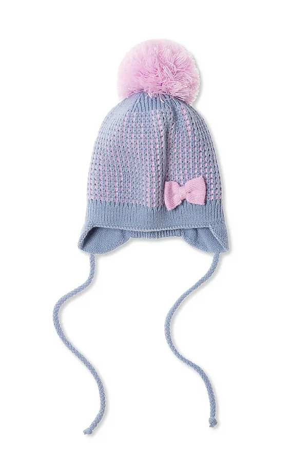 Шапка ESLI, голубой-розовый - фото 2