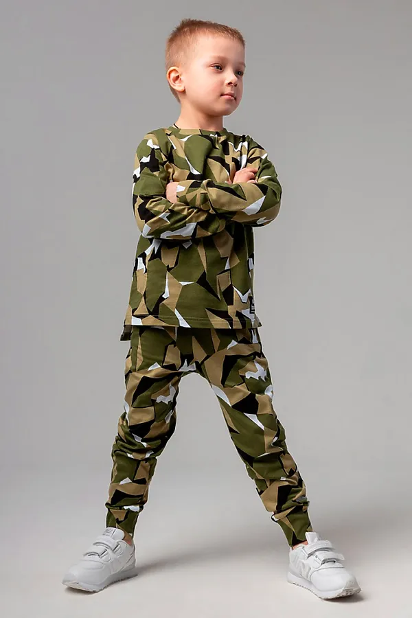 Костюм (Свитшот+Брюки) BODO, камуфляж - фото 2