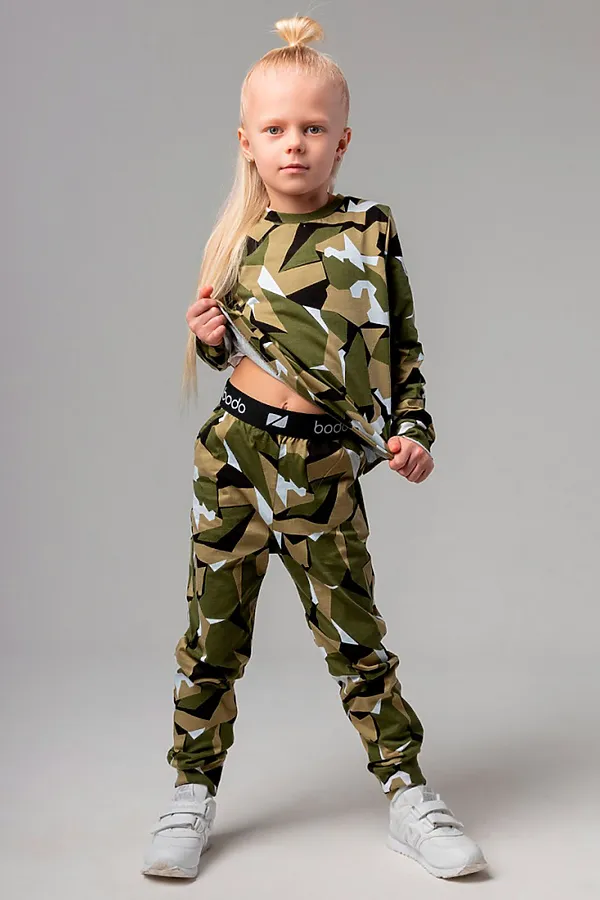 Костюм (Свитшот+Брюки) BODO, камуфляж - фото 2
