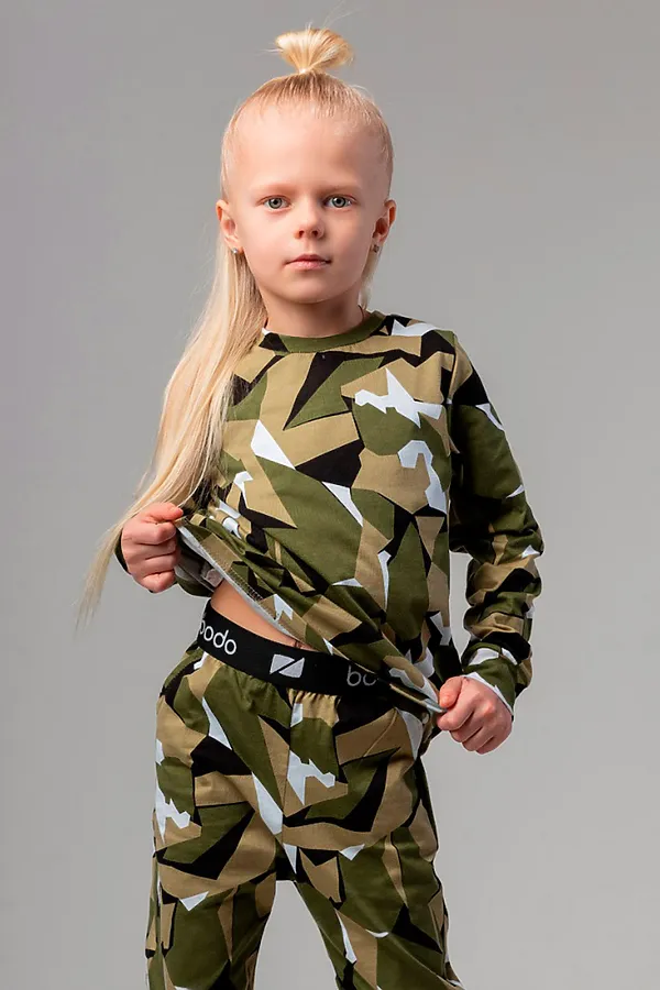 Костюм (Свитшот+Брюки) BODO, камуфляж - фото 2