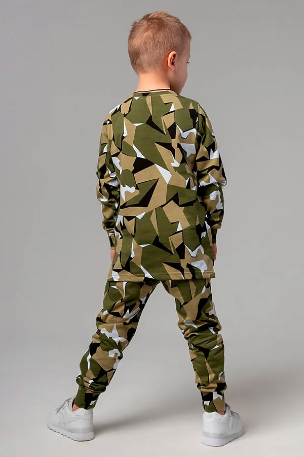 Костюм (Свитшот+Брюки) BODO, камуфляж - фото 2