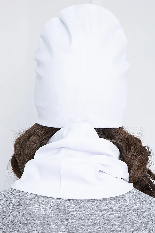 Комплект (Шапка+Шарф) BELLOVERA, белый - фото 2
