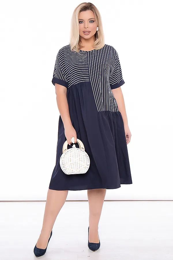 Платье LADY TAIGA, полоска - фото 2