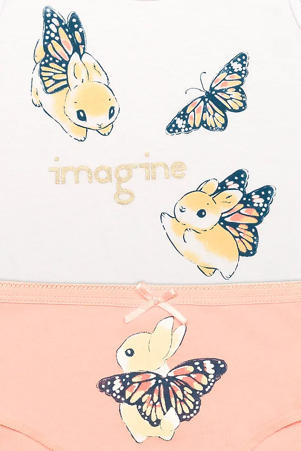 Комплект (Майка+Трусы) PELICAN, белый - фото 2