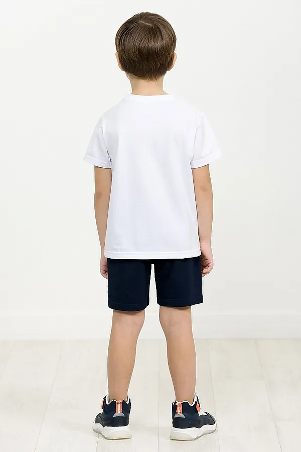 Костюм (футболка +шорты) PELICAN, белый - фото 2