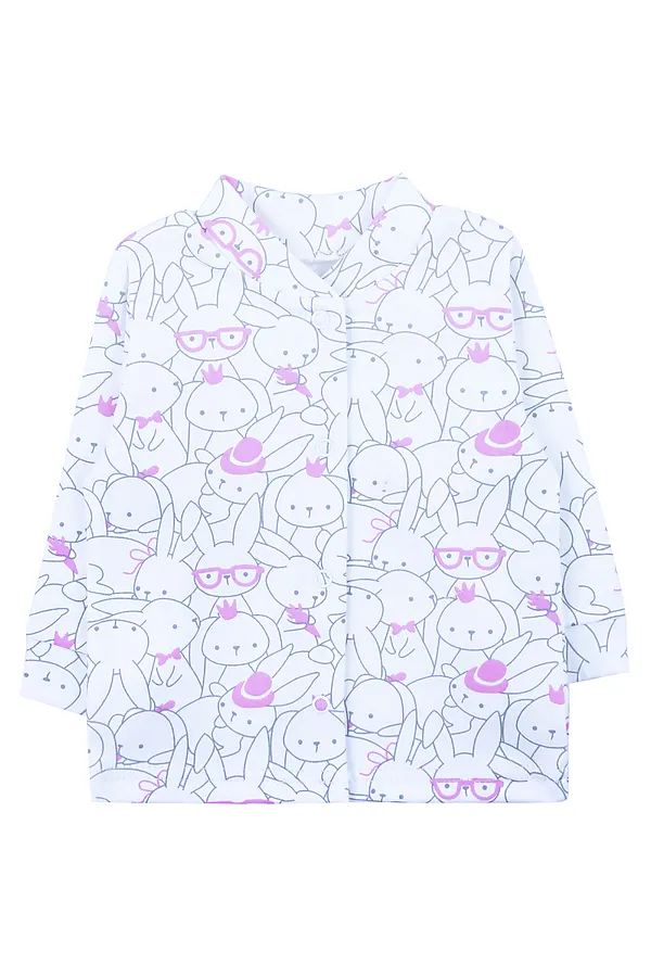 Кофточка YOULALA, белый, розовый - фото 2