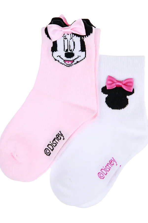 Носки, 2 п. PLAYTODAY, белый,сиреневый - фото 2