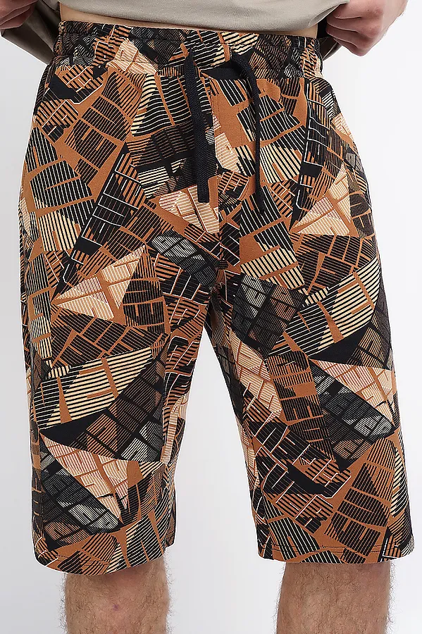 Шорты CLEVER, св.коричневый/чёрный - фото 2