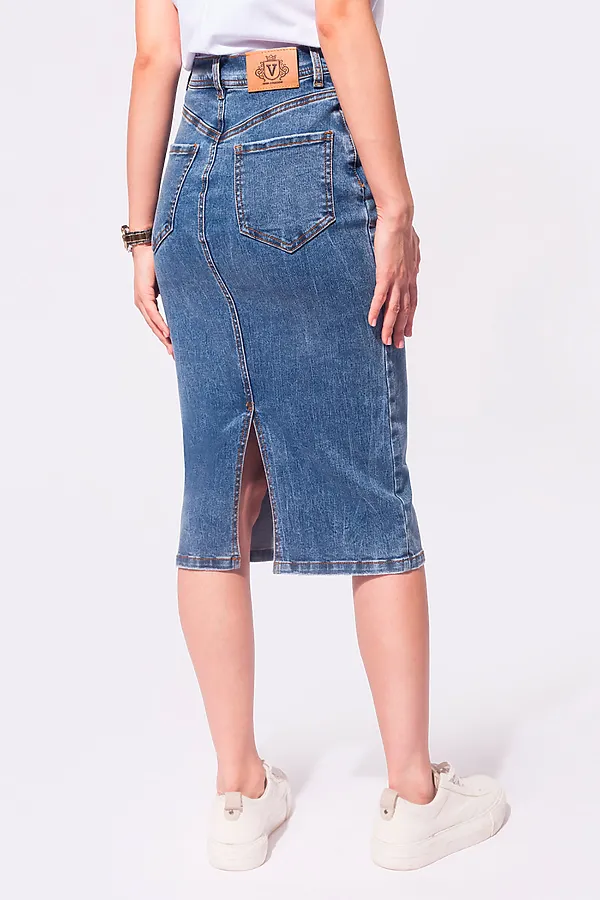 Юбка VILATTE, синий - фото 2