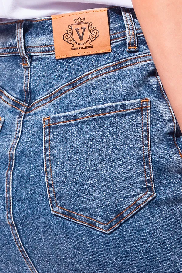 Юбка VILATTE, синий - фото 2