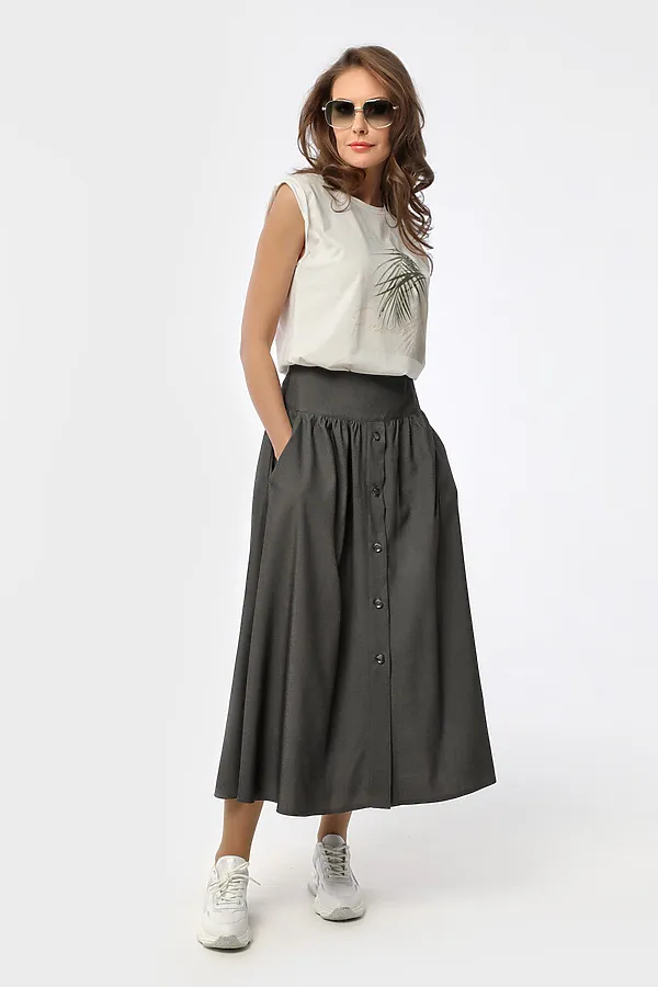 Юбка DIZZYWAY, серый - фото 2