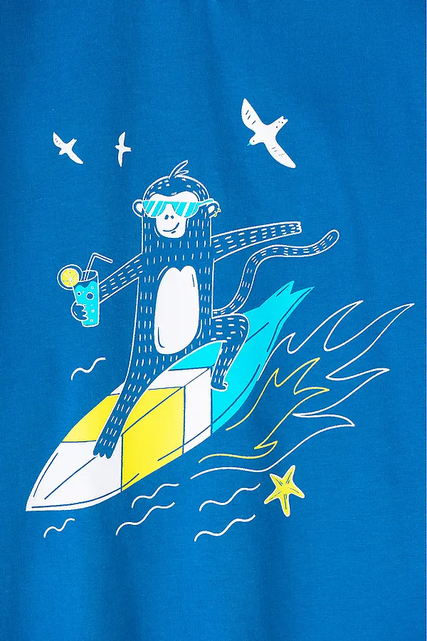 Пижама CROCKID SALE, синий, пляж - фото 2