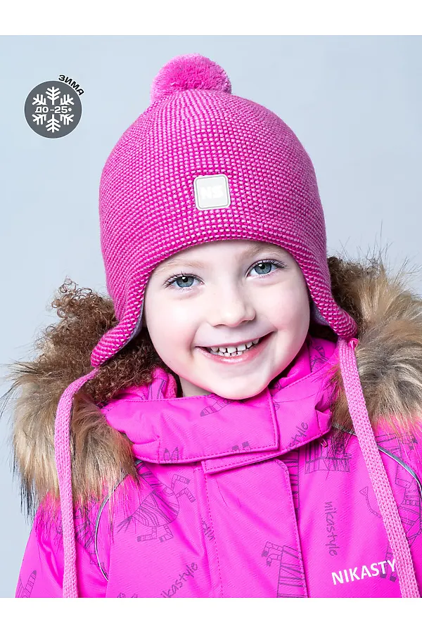 Шапка NIKASTYLE, фуксия - фото 2