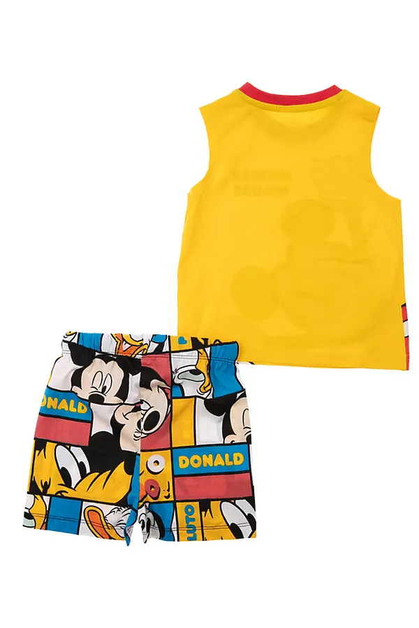 Костюм (Майка+Шорты) PLAYTODAY, жёлтый,разноцветный - фото 2