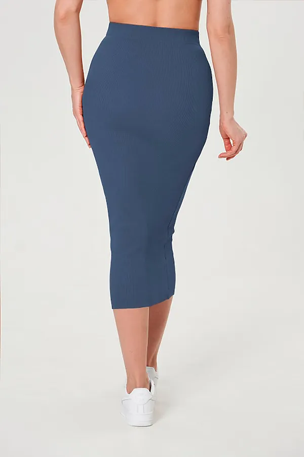 Юбка OXOUNO, темный деним - фото 2