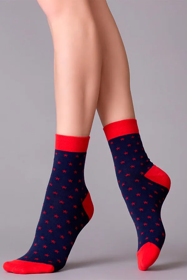 Носки OMSA for MEN, blue/rosso - фото 2