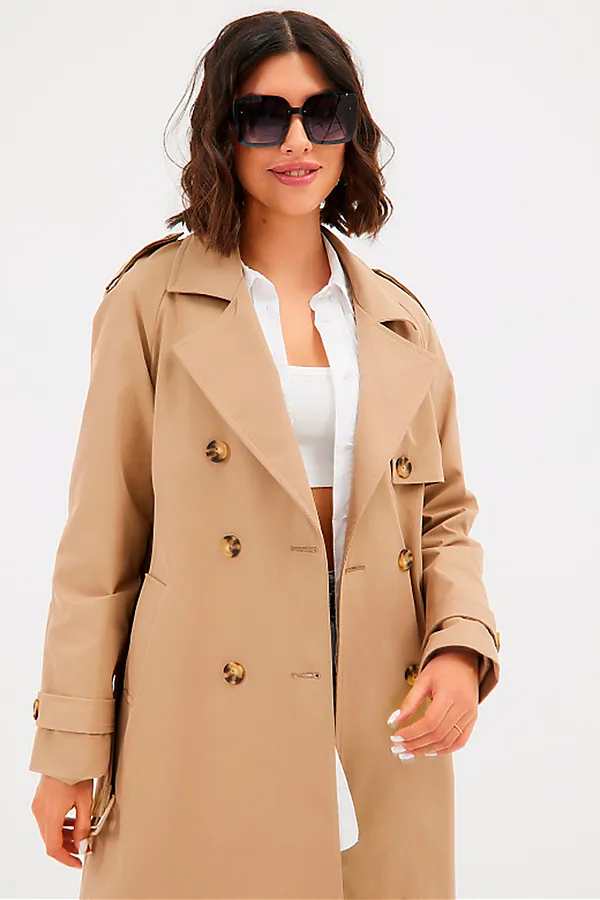 Плащ HOOPS, бежевый - фото 2