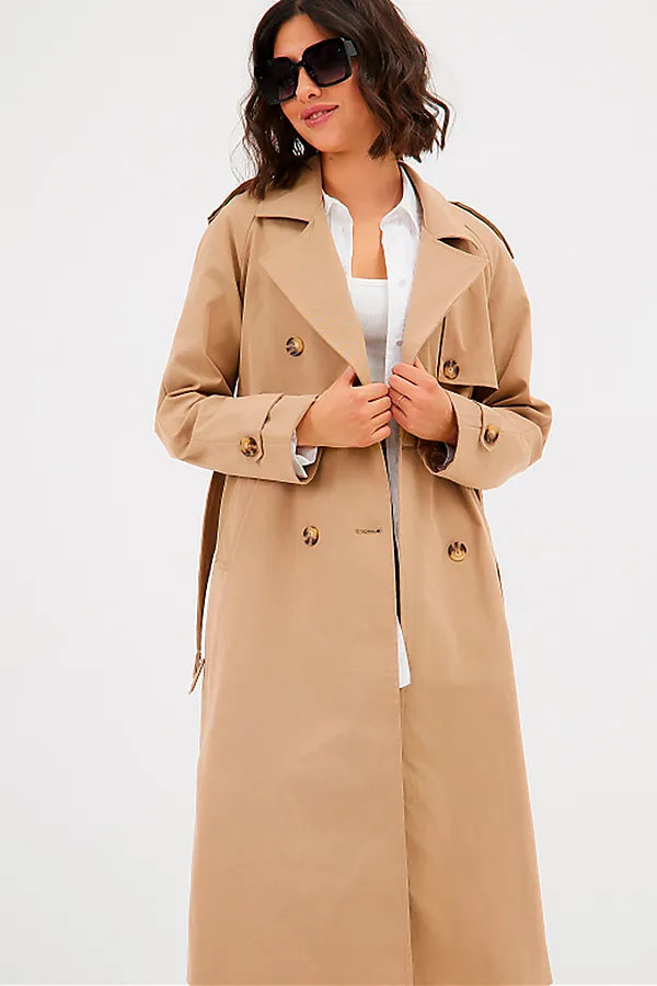 Плащ HOOPS, бежевый - фото 2