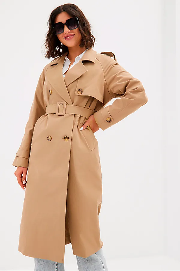 Плащ HOOPS, бежевый - фото 2