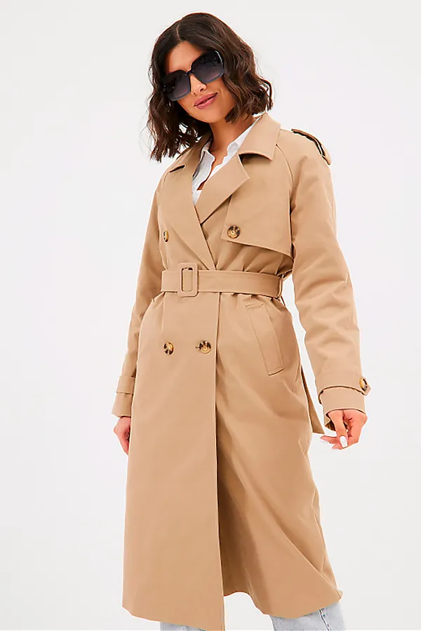 Плащ HOOPS, бежевый - фото 2