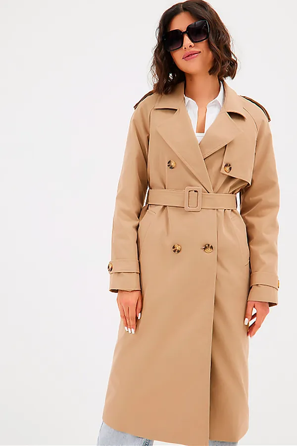 Плащ HOOPS, бежевый - фото 2