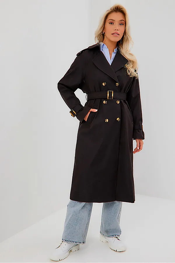 Плащ HOOPS, черный - фото 2