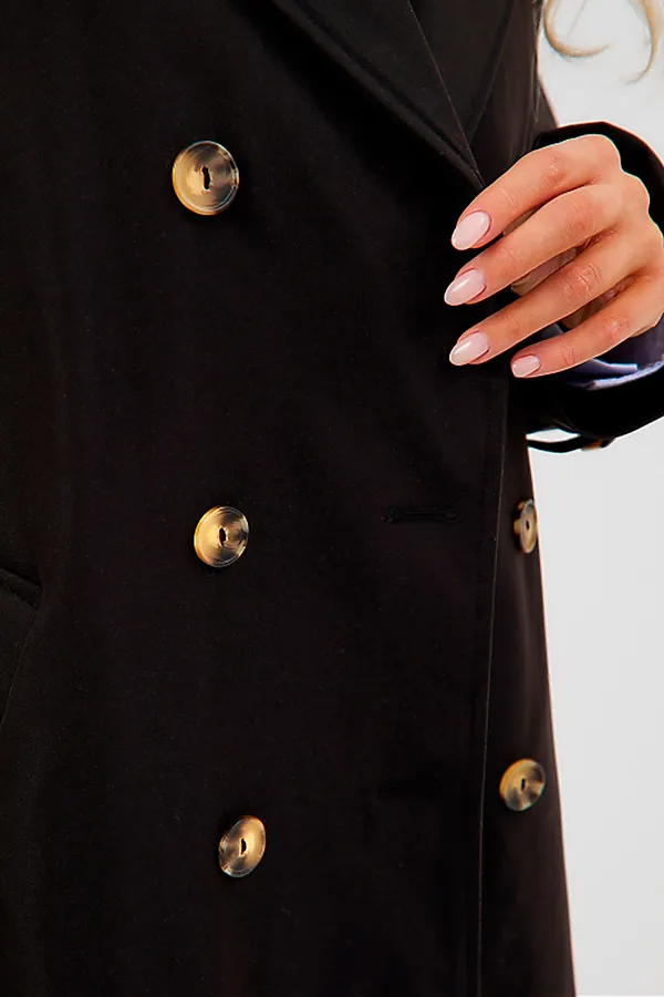 Плащ HOOPS, черный - фото 2