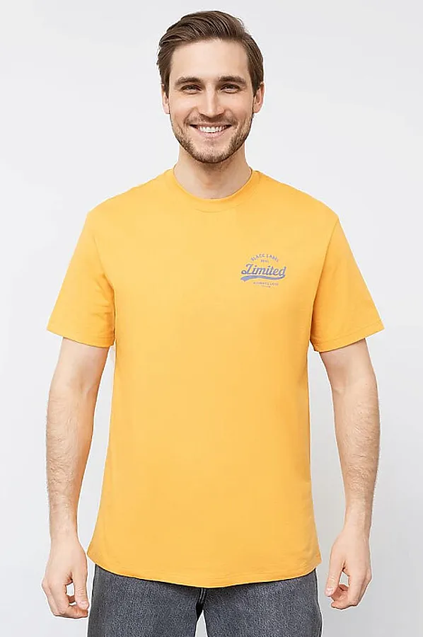 Футболка  MARK FORMELLE, оранжевый +печать - фото 2