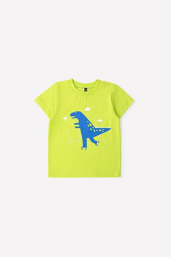 Футболка CROCKID SALE, ярко-зеленый к328 - фото 2