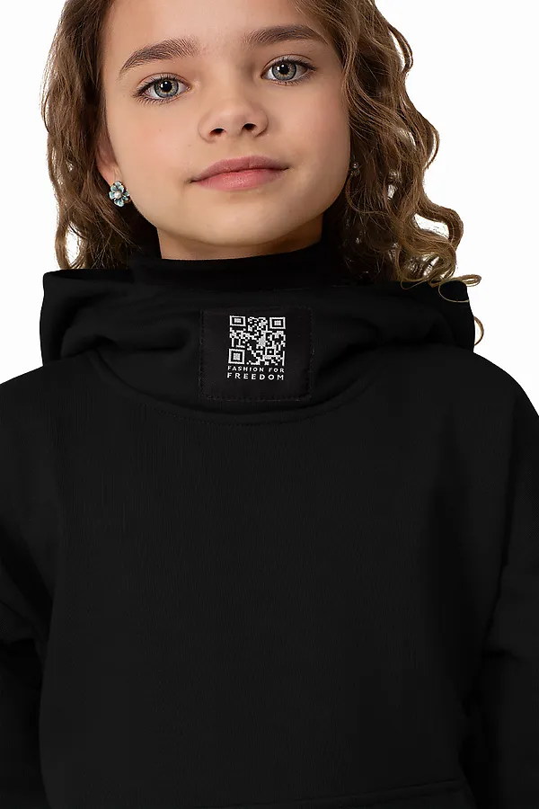 Костюм (Худи+Брюки) EZANNA, черный (qr) - фото 2