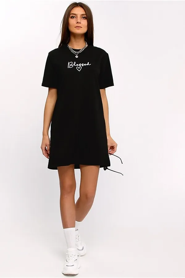 Платье АПРЕЛЬ, черный - фото 2