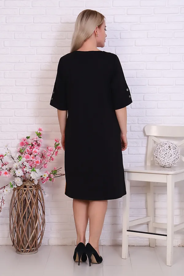 Платье 31631 НАТАЛИ, горчица - фото 2