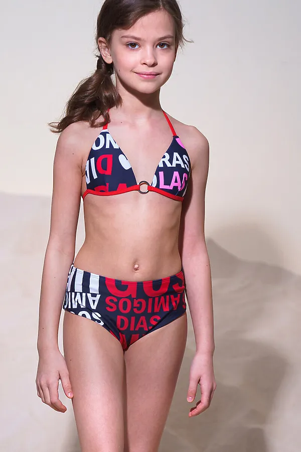 Купальник PLAYTODAY, тёмно-синий,красный,белый - фото 2