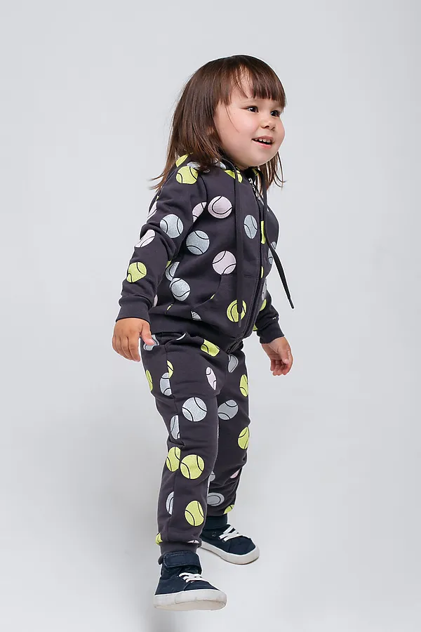 Куртка  CROCKID SALE, темно-серый, теннисные мячи к331 - фото 2