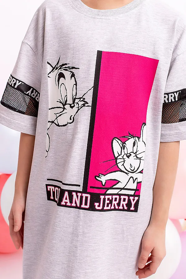 Платье BATIK, серый меланж - фото 2