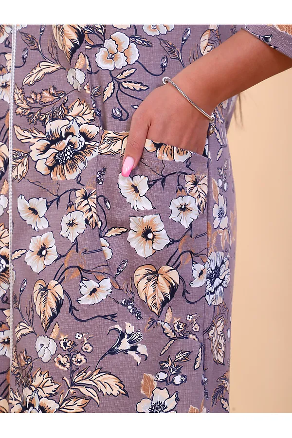 Халат  СОФИЯ37, сиреневый - фото 2