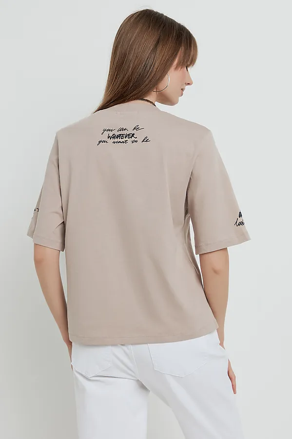 Футболка  CONTE ELEGANT, бежевый - фото 2