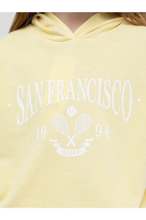 Жилет  MARK FORMELLE, желтый +печать - фото 2