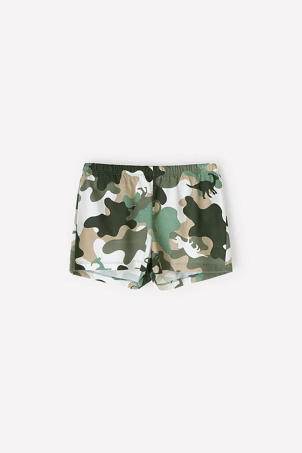 Шорты CROCKID SALE, бежевый, камуфляж с динозаврами - фото 2