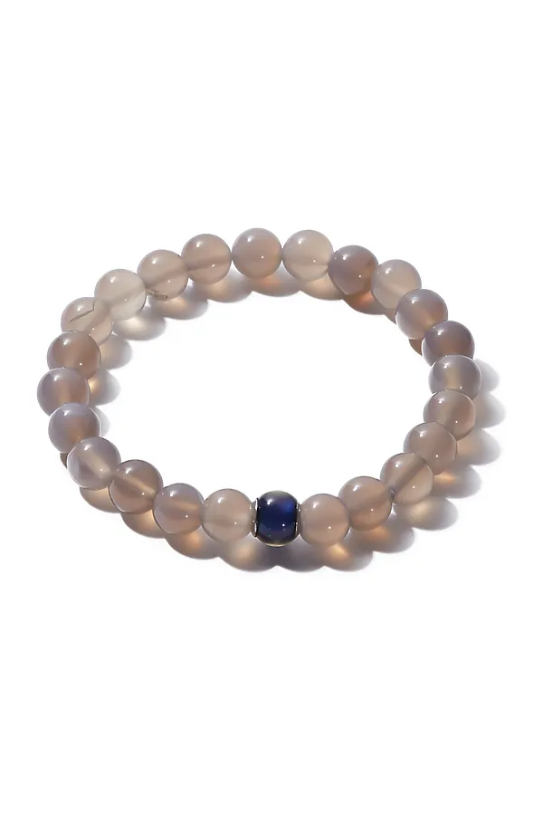 Браслет "Талисман удачи" КРАСНАЯ ЖАРА, серо-фиолетовый - фото 2