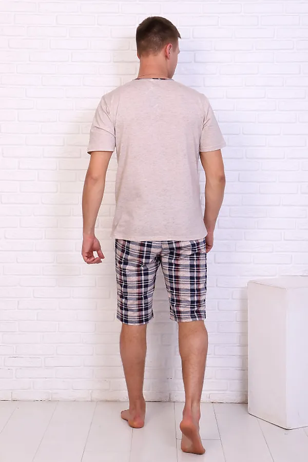 Костюм (футболка+шорты) СОФИЯ37, бежевый - фото 2