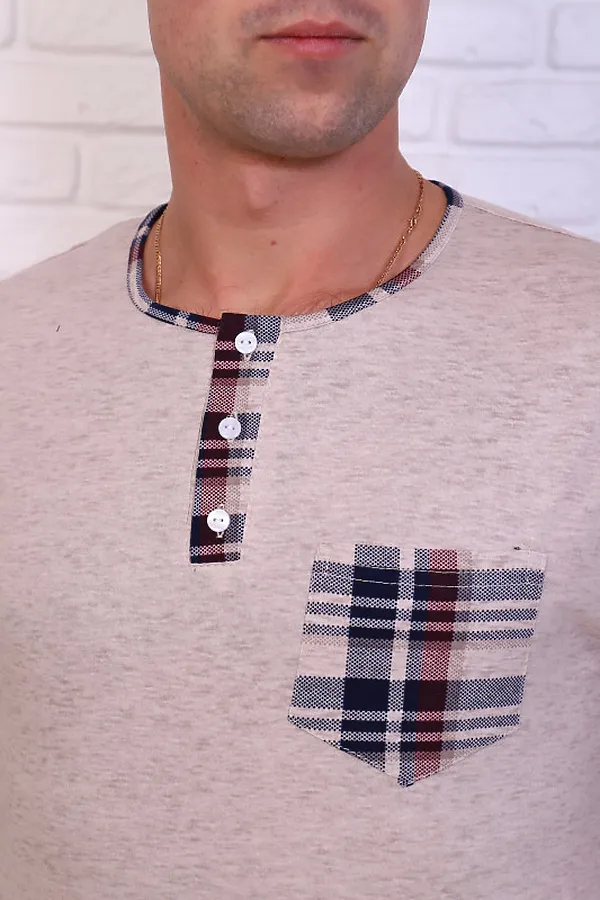 Костюм (футболка+шорты) СОФИЯ37, бежевый - фото 2