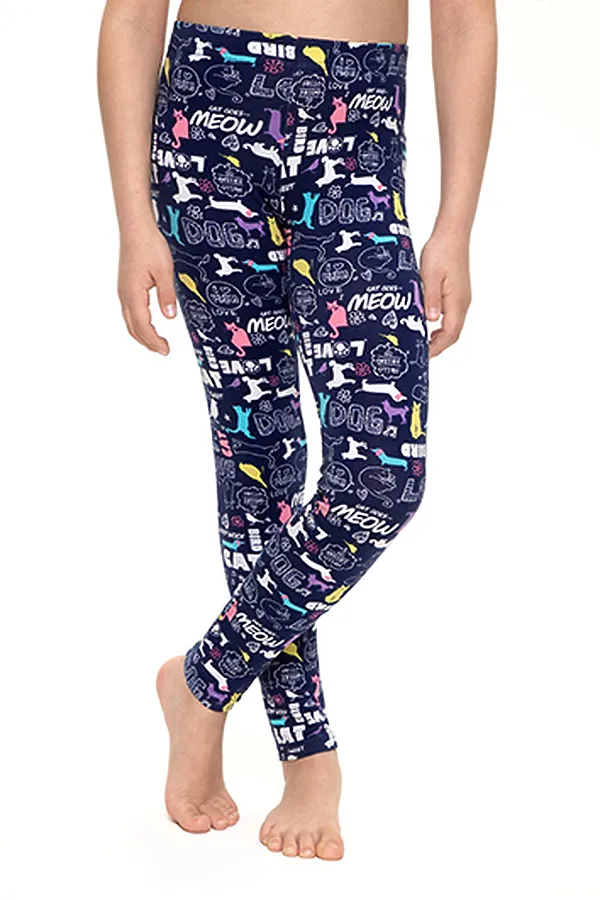 Леггинсы (Комплект 2 шт.) CONTE KIDS, синий/розовый - фото 2