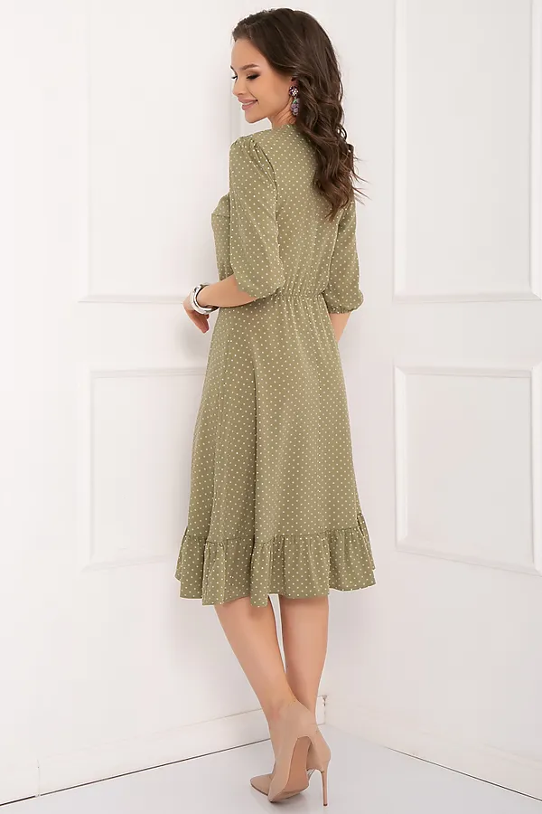 Платье BELLOVERA, хаки - фото 2