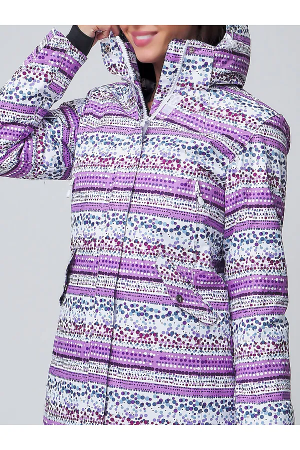 Женский зимний горнолыжный костюм фиолетового цвета MTFORCE, фиолетовый - фото 2