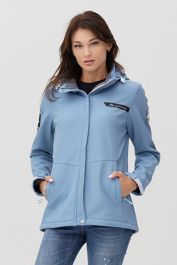 Ветровка MTFORCE женская голубого цвета MTFORCE, голубой - фото 2
