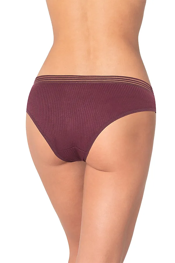 Трусы  DENTELLE, бордовый - фото 2
